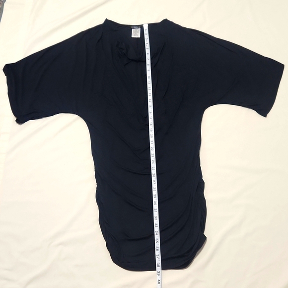 Women's Carmen Marcvalvo Resort Wear Dress Small Black - Picture 7 of 7